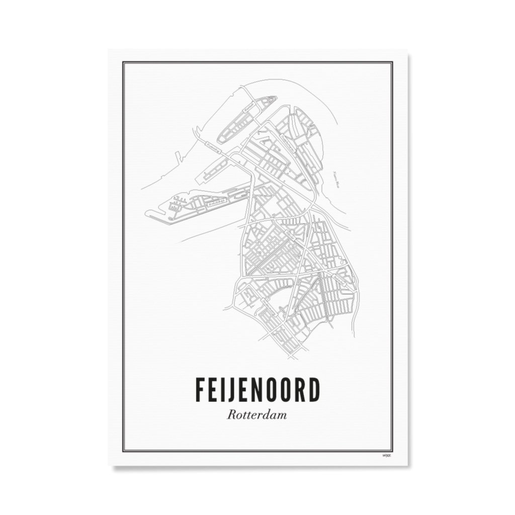 Affiches de Rotterdam - Feijenoord | WIJCK.